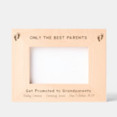 Cadres Gravés Grand-parent Grossesse Faire-part Pied bébé (Recto)