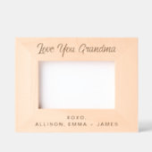Cadres Gravés Grandma Love You Photo (Recto)