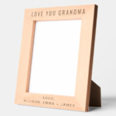 Cadres Gravés Grandma Love You Photo (Gauche)
