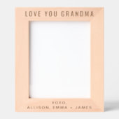 Cadres Gravés Grandma Love You Photo (Recto)
