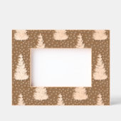 Cadres Gravés Hand Drawn Snow Covered Pine Tree Pattern (Recto)