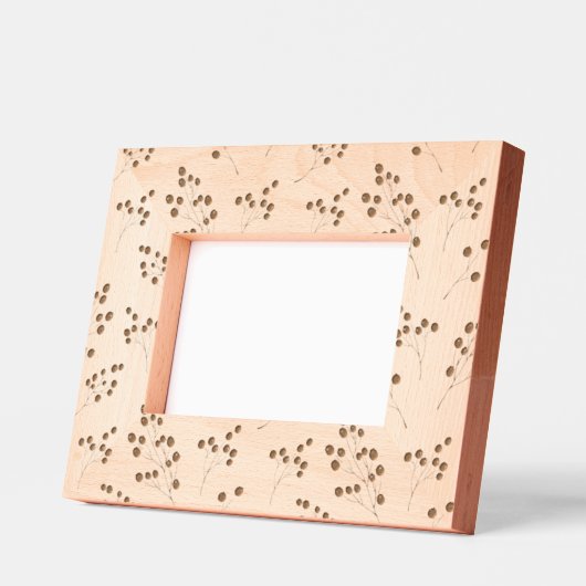 Cadres Gravés Hand Drawn Winer Berries Pattern (Gauche)