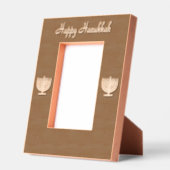 Cadres Gravés Hanoukka Menorah 4Sarah Laser (Gauche)