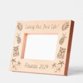 Cadres Gravés Hawaii Beach Vacances d'été Plage Hawaiian Thème (Gauche)