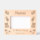Cadres Gravés Hawaiian Thème Vacances Été Pour Famille Hawaii (Recto)