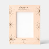 Cadres Gravés Hiver Conederland Baby's 1st Birthday Snowflake (Recto)