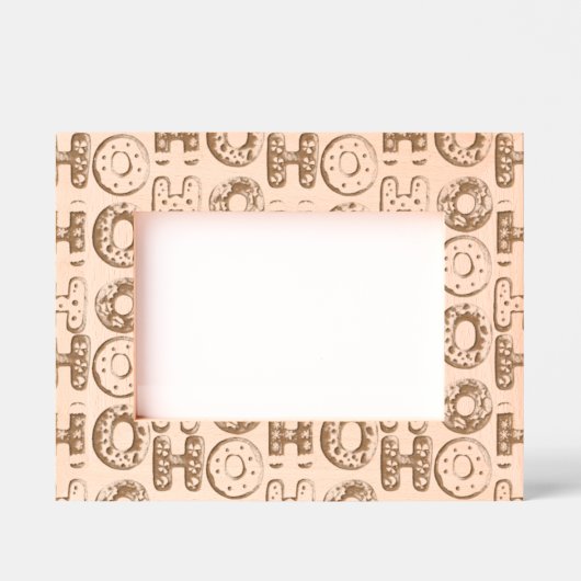 Cadres Gravés Ho Ho Ho Christmas (Recto)