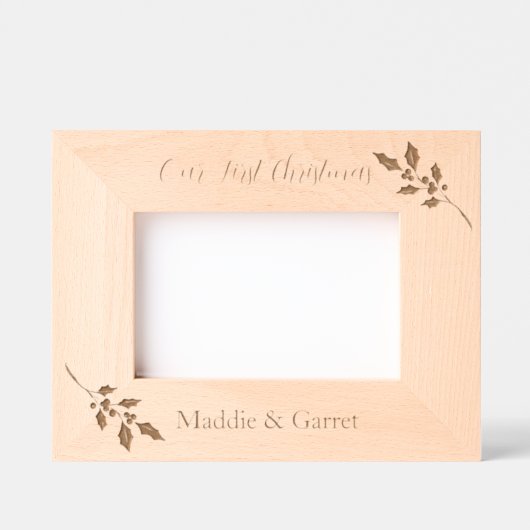 Cadres Gravés Holly Sprig (Recto)