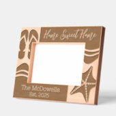 Cadres Gravés Home Sweet Home Beach Thème (Gauche)