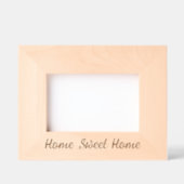 Cadres Gravés Home Sweet Home Editable Caption (Recto)
