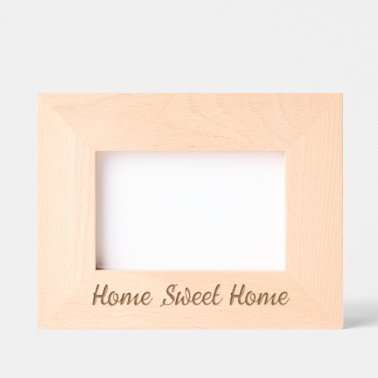 Cadres Gravés Home Sweet Home Editable Caption (Recto)