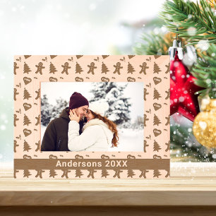 Cadres Gravés Homme en pain d'épices, arbre de Noël, coeur et no