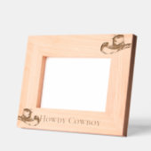 Cadres Gravés Howdy Cowboy Casquette de l'Ouest (Gauche)