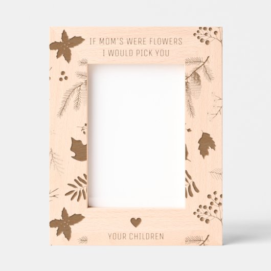 Cadres Gravés Image gravée 'Si Les Moms Étaient Des Fleurs' (Recto)