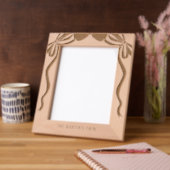 Cadres Gravés Image laser Cute Coquette Bow (Gauche)