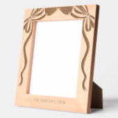 Cadres Gravés Image laser Cute Coquette Bow (Gauche)