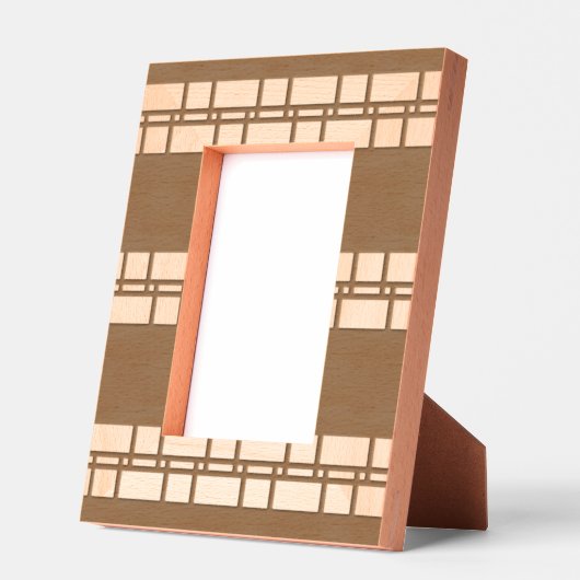 Cadres Gravés Image laser géométrique moderne (Gauche)