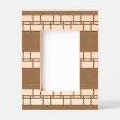 Cadres Gravés Image laser géométrique moderne (Recto)