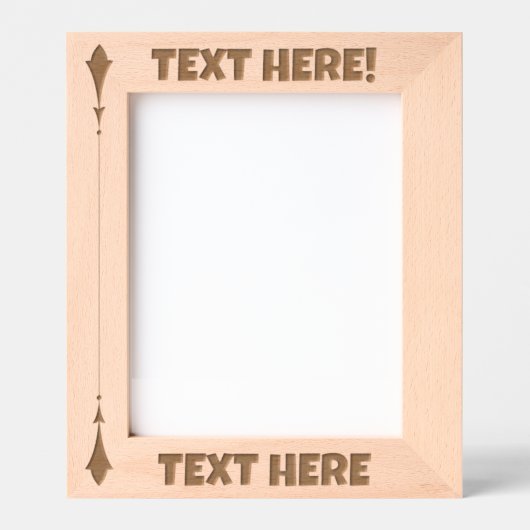 Cadres Gravés Image personnalisée (Recto)