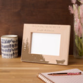 Cadres Gravés In Loving Memory Fisherman Custom Memorial (Gauche)