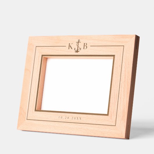 Cadres Gravés Initiales de l'Ancre (Gauche)