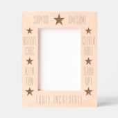 Cadres Gravés Inspiration personnalisée Moderne Twirl Abstrait (Recto)