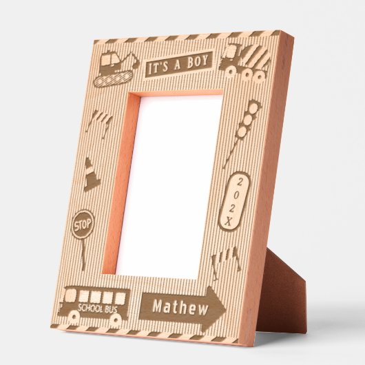 Cadres Gravés Its a Boy Transportation (Gauche)