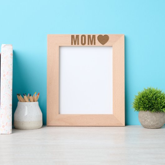 Cadres Gravés J'aime maman (Recto)