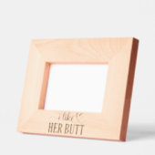 Cadres Gravés J'Aime Son BUTT (Gauche)