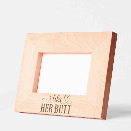 Cadres Gravés J'Aime Son BUTT (Gauche)