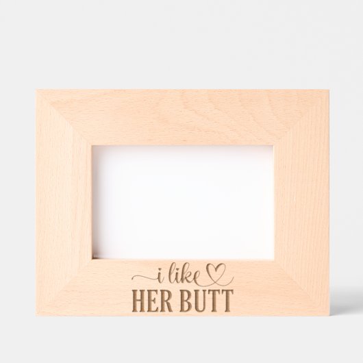 Cadres Gravés J'Aime Son BUTT (Recto)