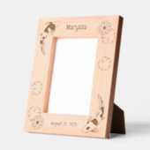 Cadres Gravés Japonais Koi Poisson Eau Lily 5x7 (Gauche)