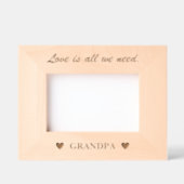 Cadres Gravés Jote Grandpa devis Custom Wood Picture Frames (Recto)