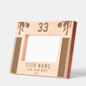 Cadres Gravés Joueur de basket Silhouette Sports Keepsaké (Gauche)