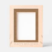 Cadres Gravés Joyeuses vacances en bois (Recto)
