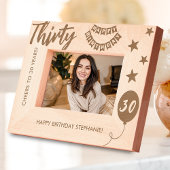 Cadres Gravés Joyeux Anniversaire À 30 Ans