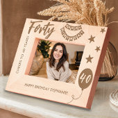 Cadres Gravés Joyeux Anniversaire À 40 Ans