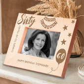 Cadres Gravés Joyeux Anniversaire À 60 Ans