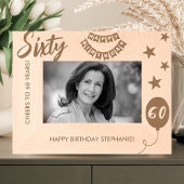 Cadres Gravés Joyeux Anniversaire À 60 Ans