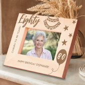 Cadres Gravés Joyeux Anniversaire À 80 Ans