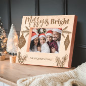 Cadres Gravés Joyeux et brillants Noms de famille Noël Keepsaké