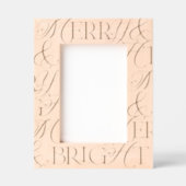 Cadres Gravés Joyeux Et Lumineux Noël (Recto)