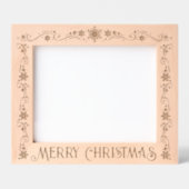 Cadres Gravés Joyeux Noël De Famille, Équipe, Amis, Bureau (Recto)