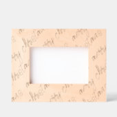 Cadres Gravés Joyeux Noël Etché Bois Typographie intemporelle (Recto)