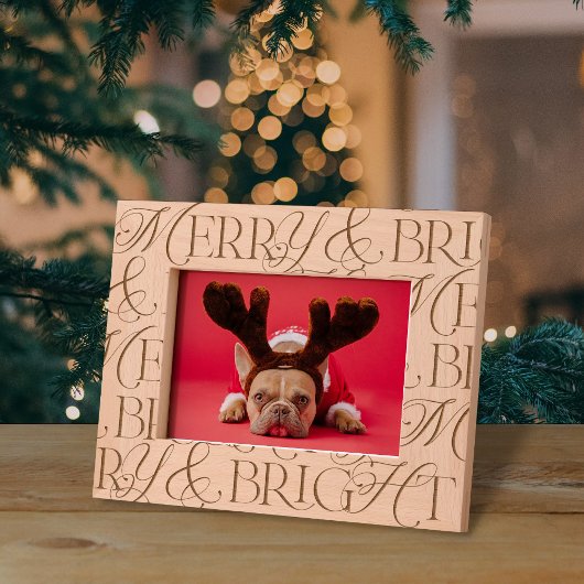 Cadres Gravés Joyeux Noël Lumineux
