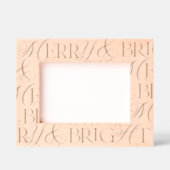 Cadres Gravés Joyeux Noël Lumineux (Recto)