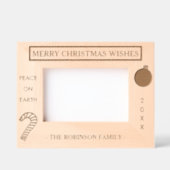 Cadres Gravés Joyeux Noël Nom de la paix (Recto)