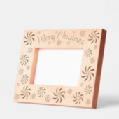 Cadres Gravés Joyeux Noël Peppermenthe Candy Double Swirl (Gauche)