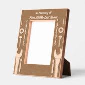 Cadres Gravés Keepsaké mémorial Outils de prière photo Mécanique (Gauche)