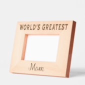 Cadres Gravés La plus grande maman du monde (Gauche)